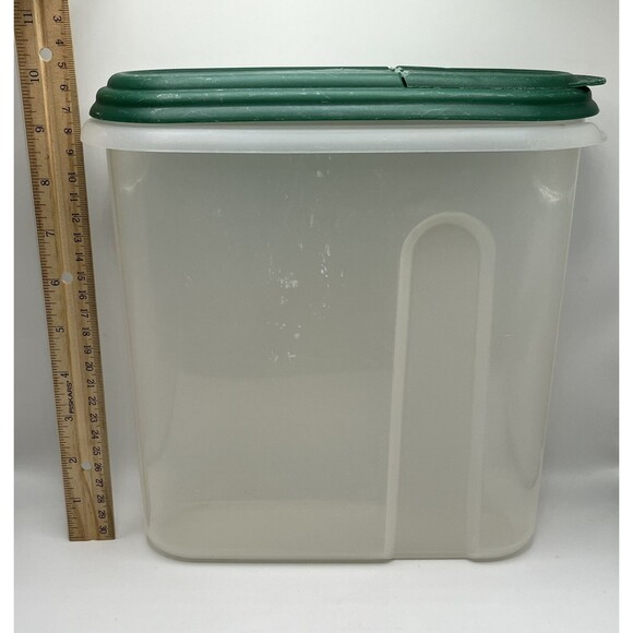 Vintage Anchor Hocking Plastic 3 3/4 Qt Cereal Keeper Storage Container USA Used - Picture 4 of 6